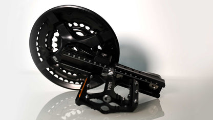 Bild 2, Wexelpunkt WX Vario Invalidenkurbel Kurbelarm-Verkürzer - universelle, stufenlos verstellbar 10 - 170 mm, Fahrradkurbel inkl. Montagekit für Pedal (rechts oder links) passend für Fahrrad und Ergometer